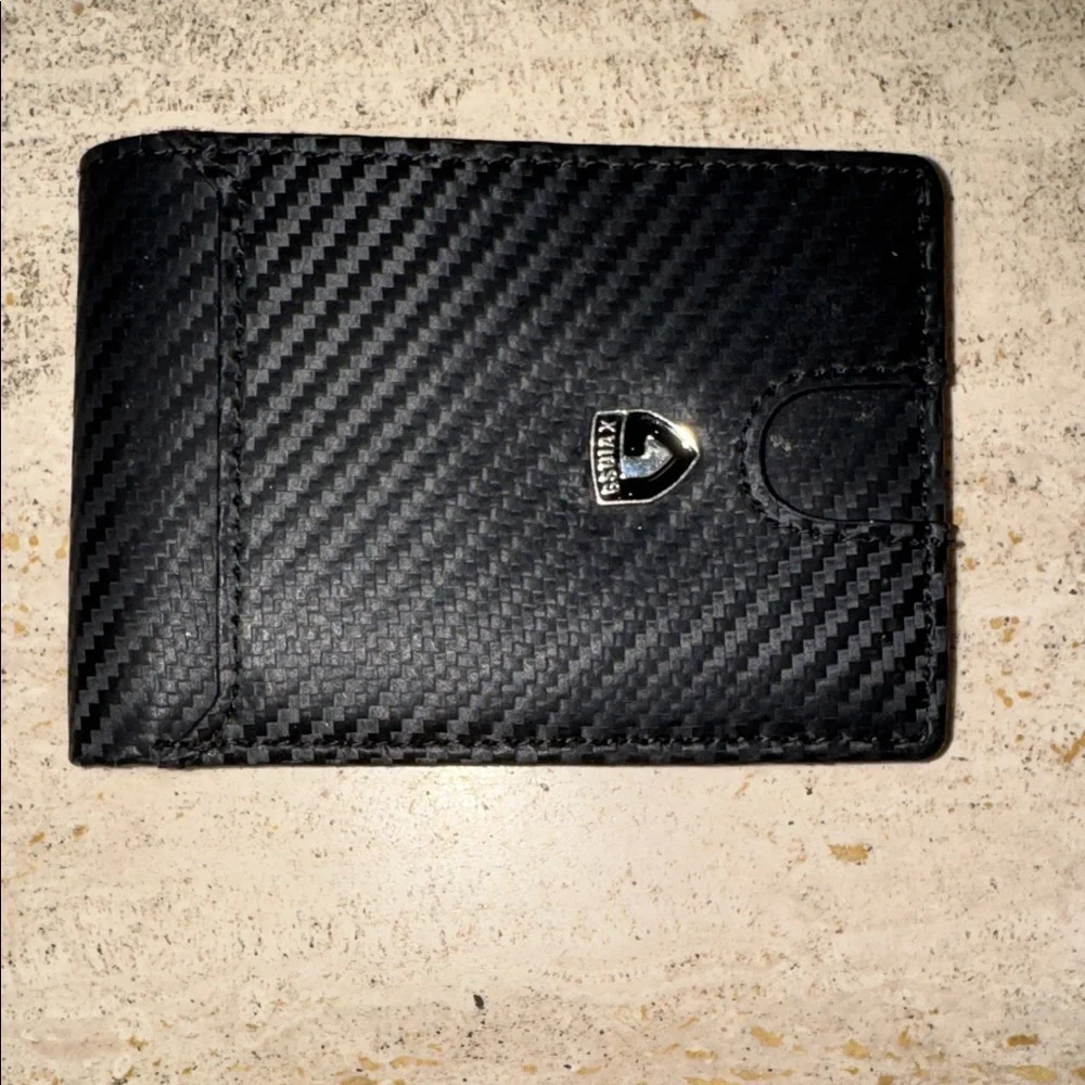 Black Carbon Fiber Wallet